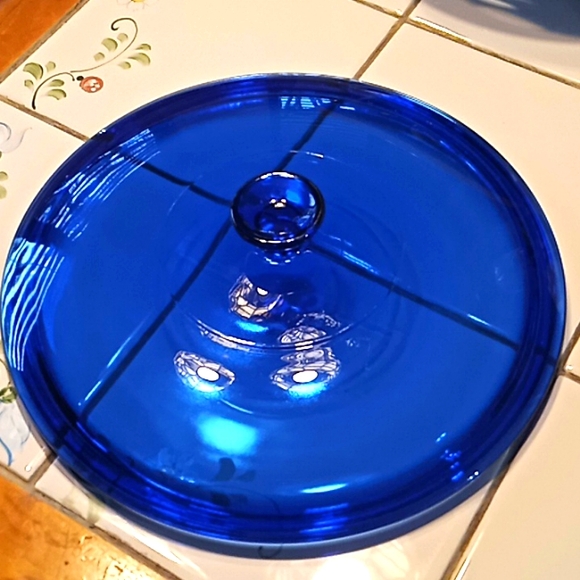 Anchor Hocking Cobalt Blue 2 Quart, 9" Round Covered Lid Casserole Dish. Colbat. - Picture 12 of 13